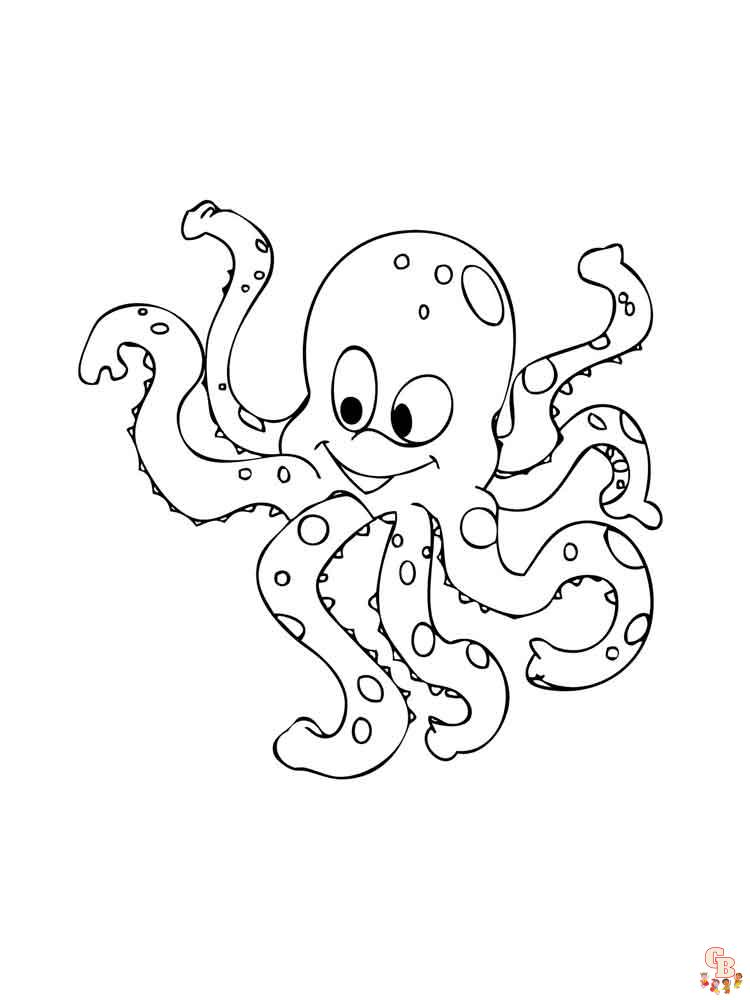 Octopus kleurplaten 21