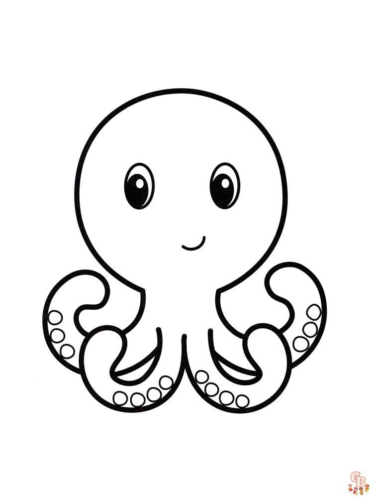 Octopus kleurplaten 31