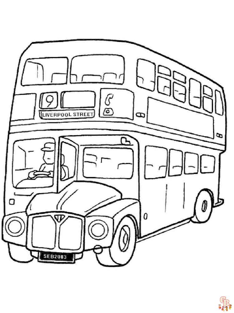 Bus Kleurplaat 13
