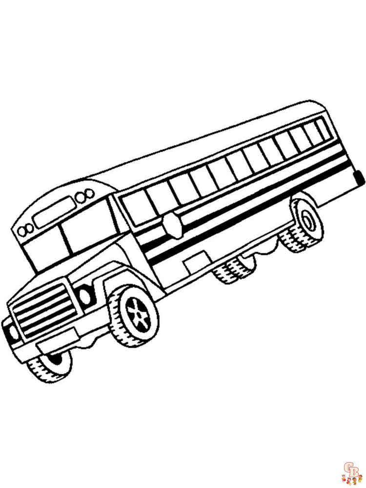 Bus Kleurplaat 18