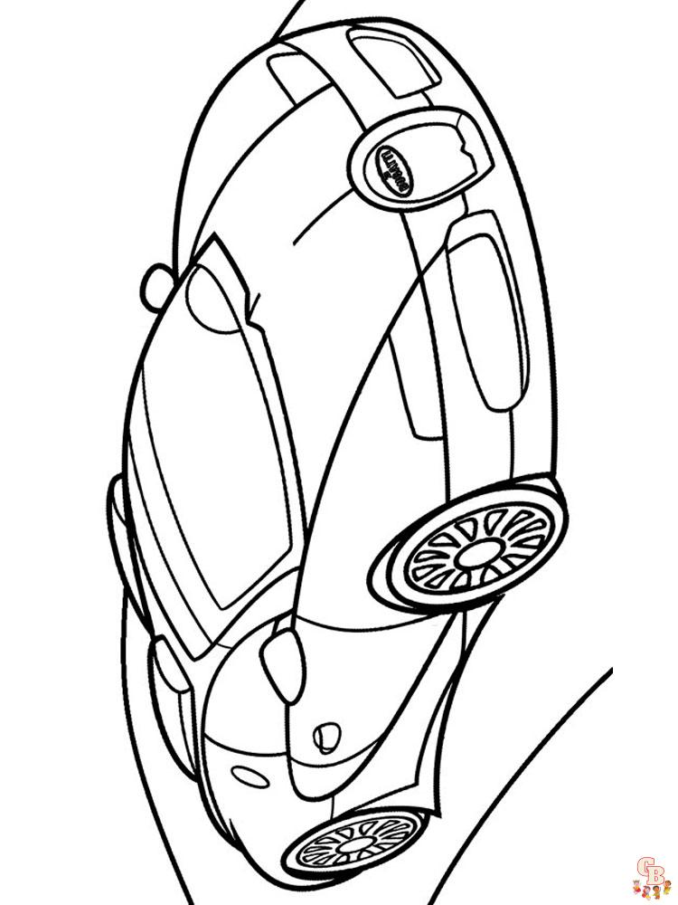 Bugatti Kleurplaat 6