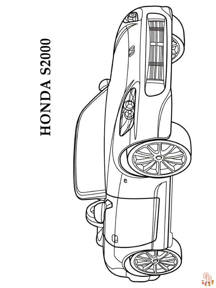 Honda Kleurplaat 5