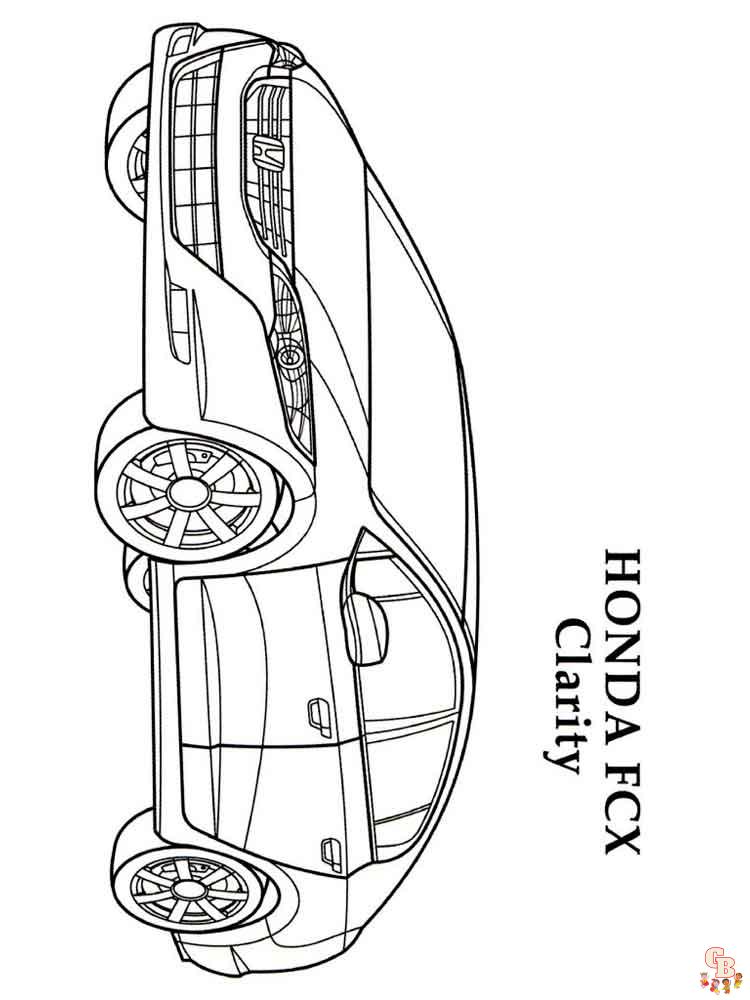 Honda Kleurplaat 8