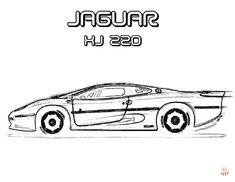 Jaguar kleurplaat 19