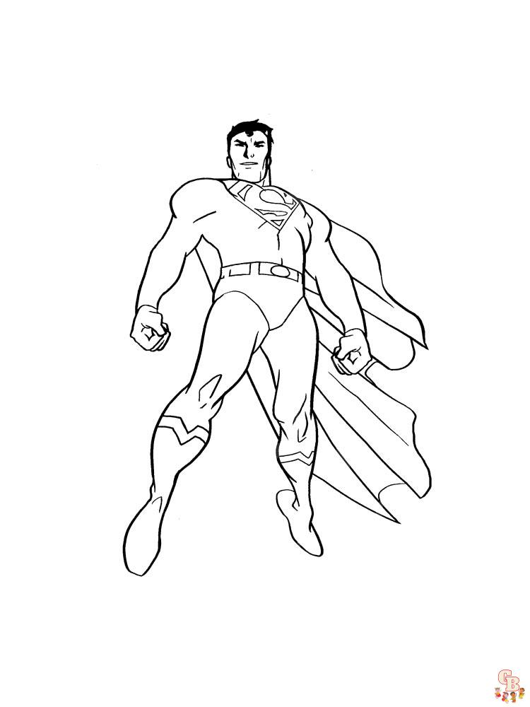 Superman Kleurplaat 37