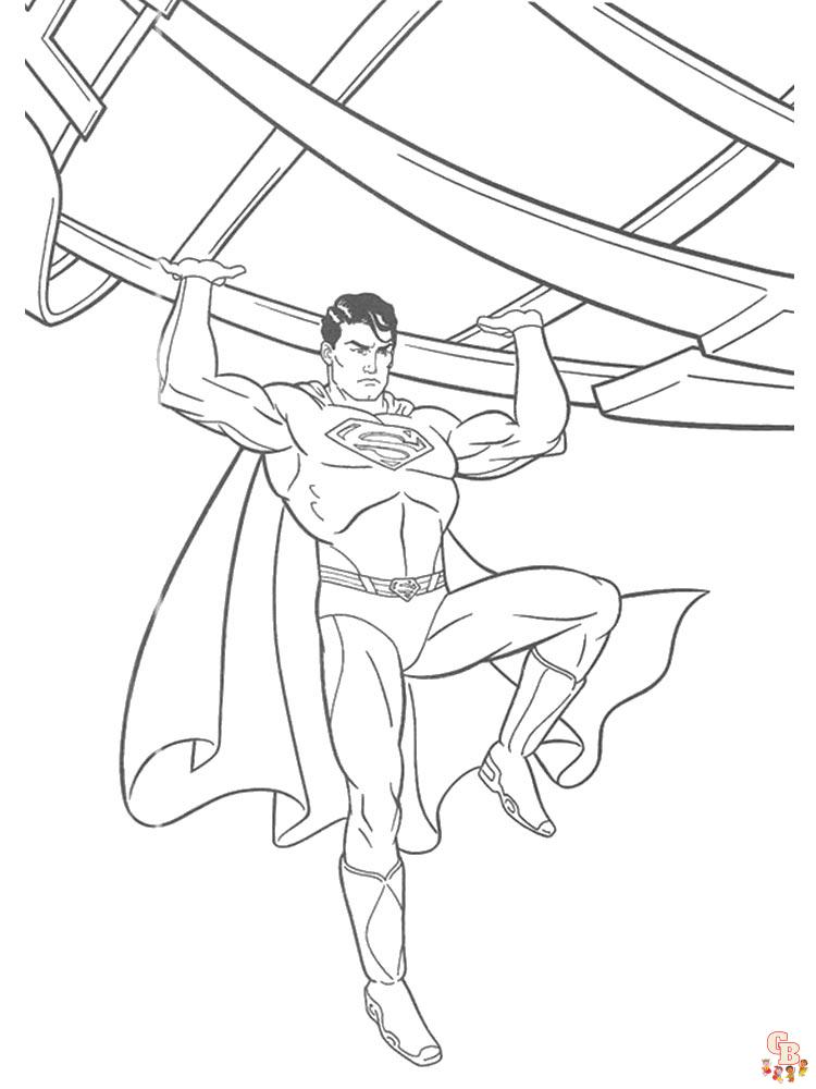 Superman Kleurplaat 51