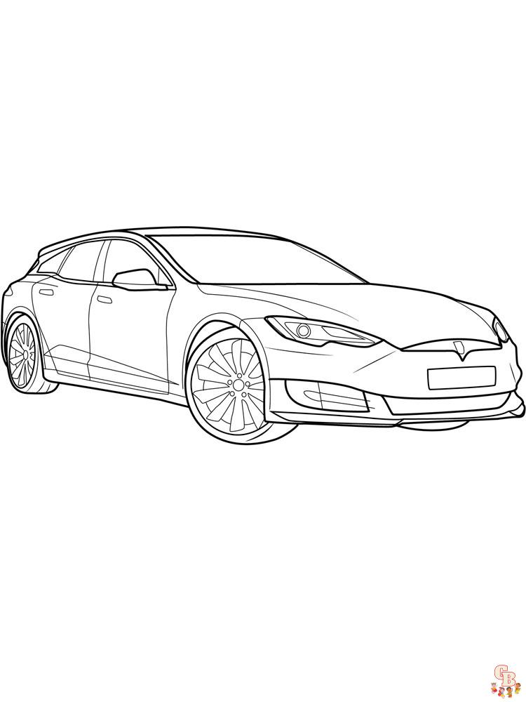 Tesla Kleurplaat 9