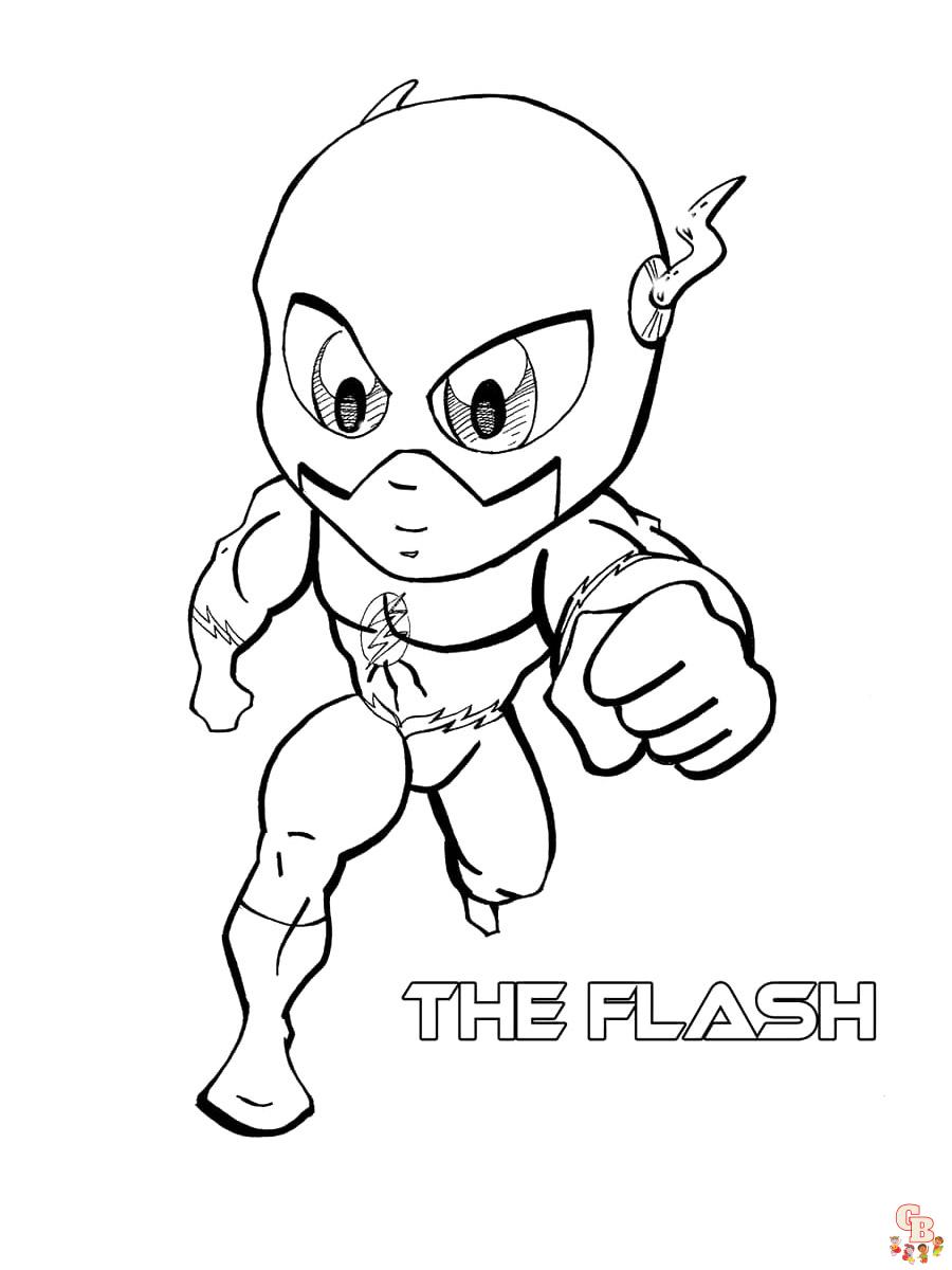 The Flash Kleurplaat 14