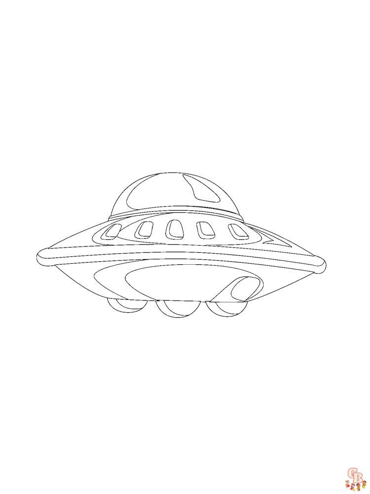 UFO Kleurplaat 14