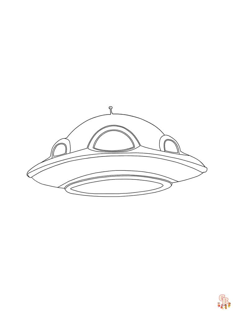 UFO Kleurplaat 20