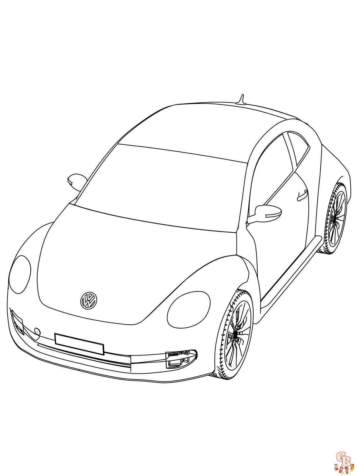 Volkswagen Kleurplaat 4