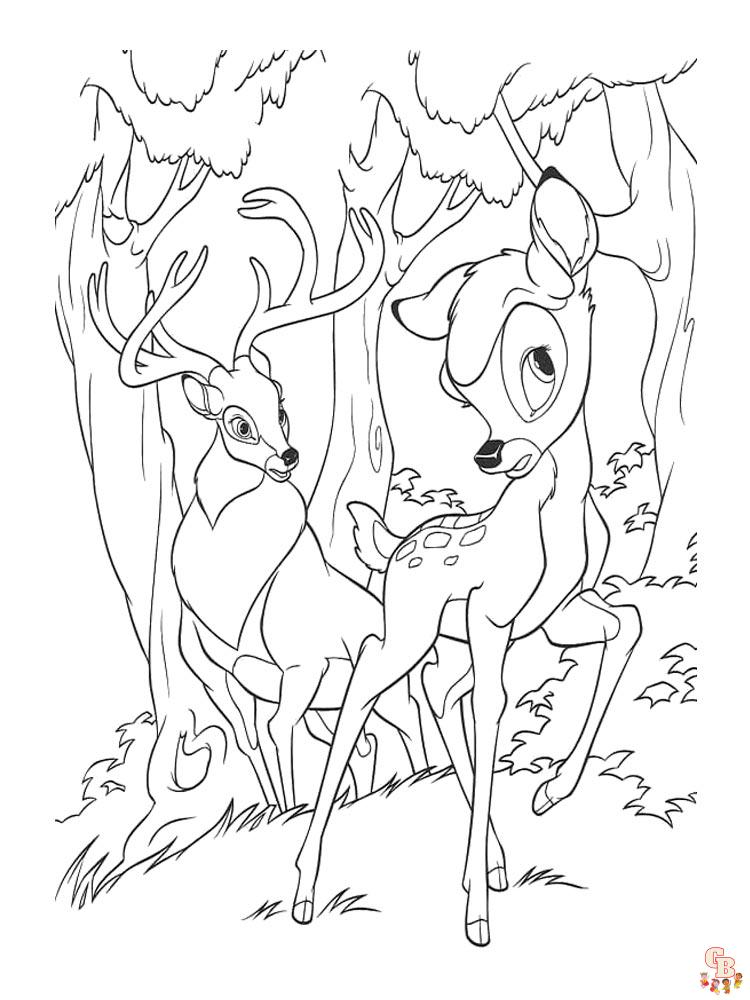 Bambi Kleurplaat 37