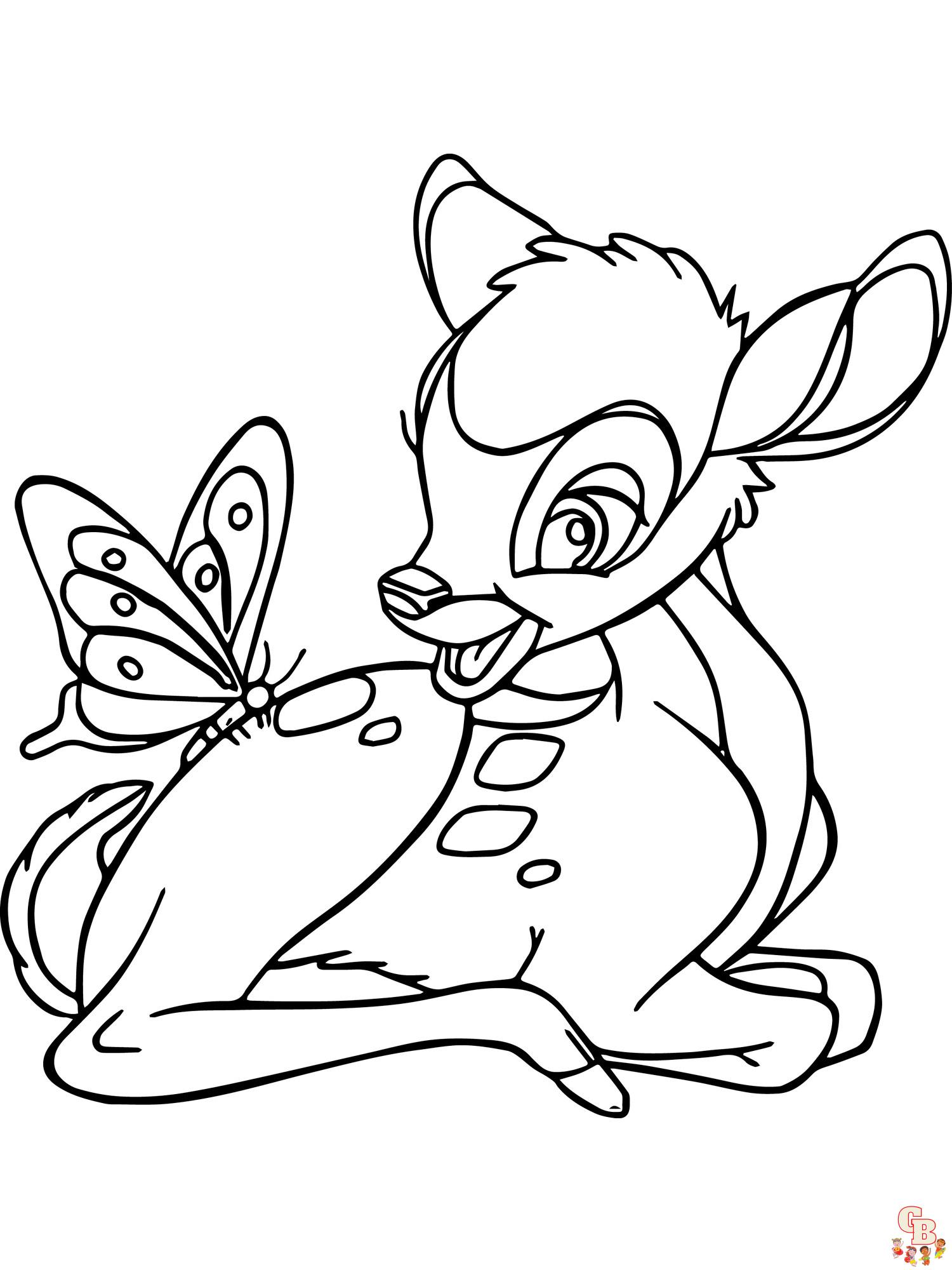 Bambi Kleurplaat 40