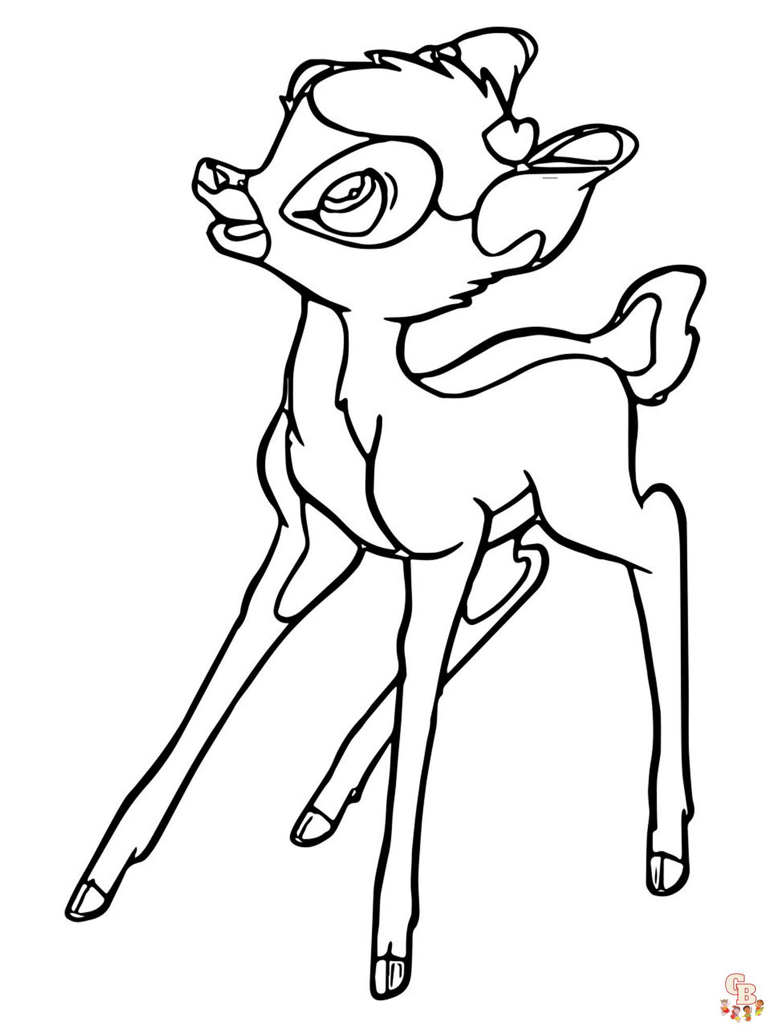 Bambi Kleurplaat 42