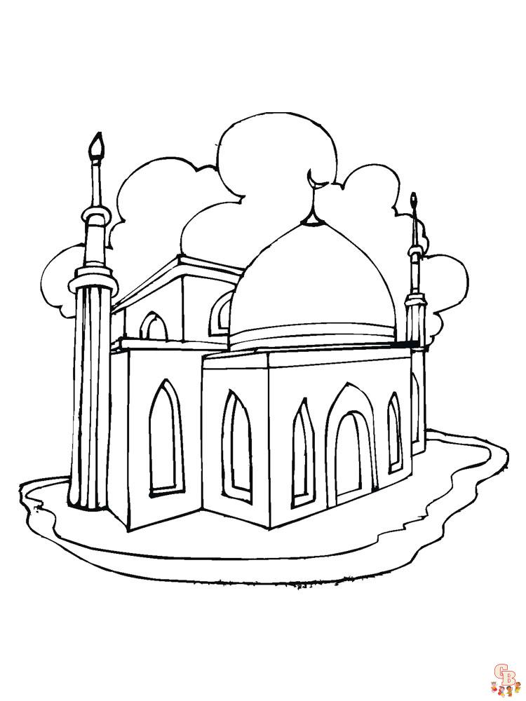 Moskee Kleurplaat 10