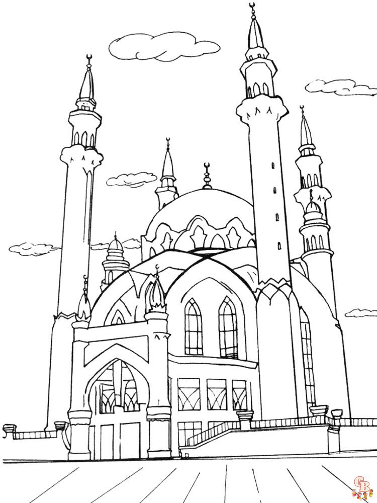 Moskee Kleurplaat 6