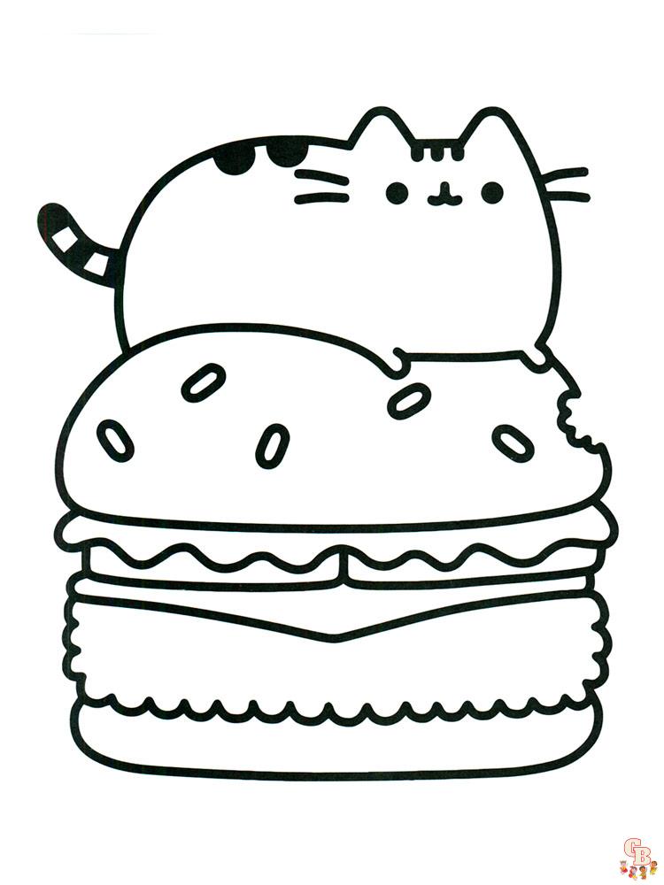 Pusheen Coloring Pages 2