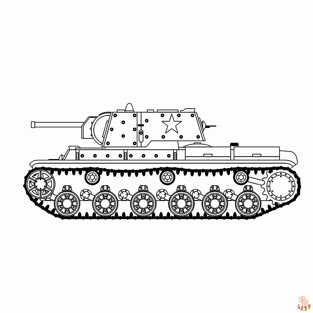 Tank Kleurplaat 4