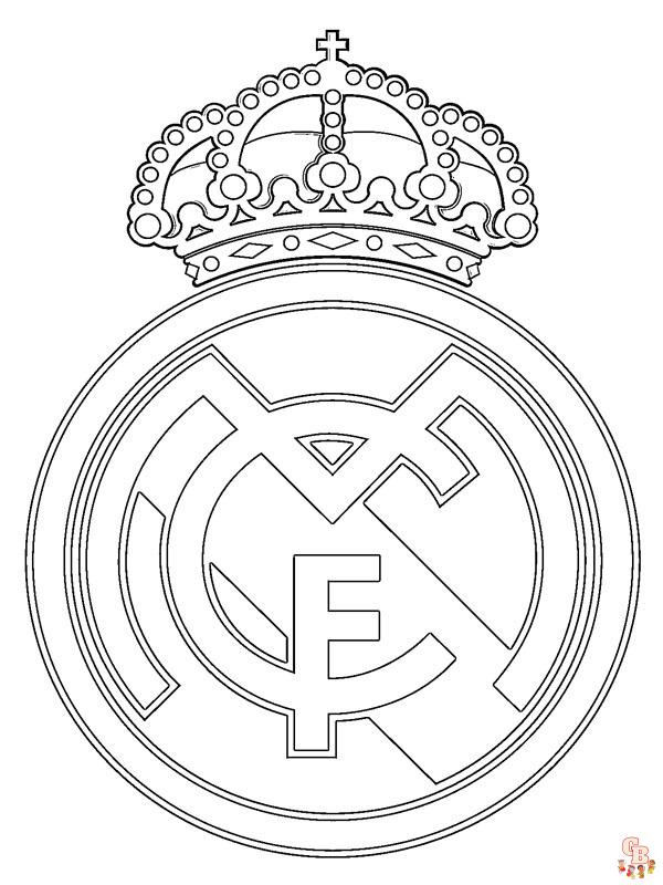 Voetbal Logo Kleurplaat 12