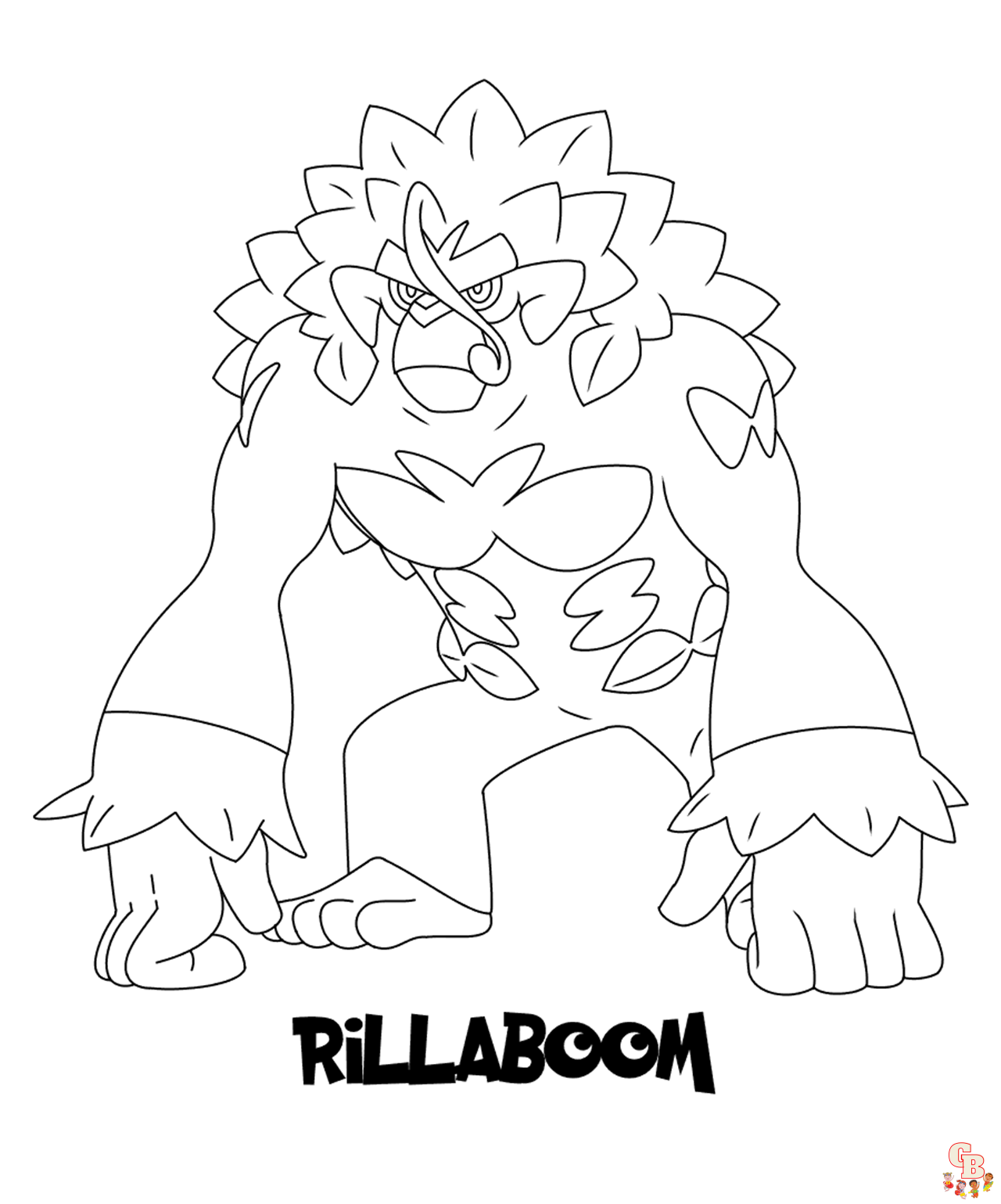 Rillaboom Kleurplaat 1