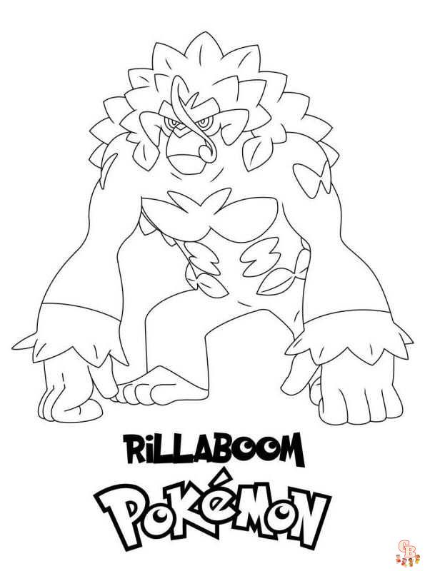 Rillaboom Kleurplaat 3