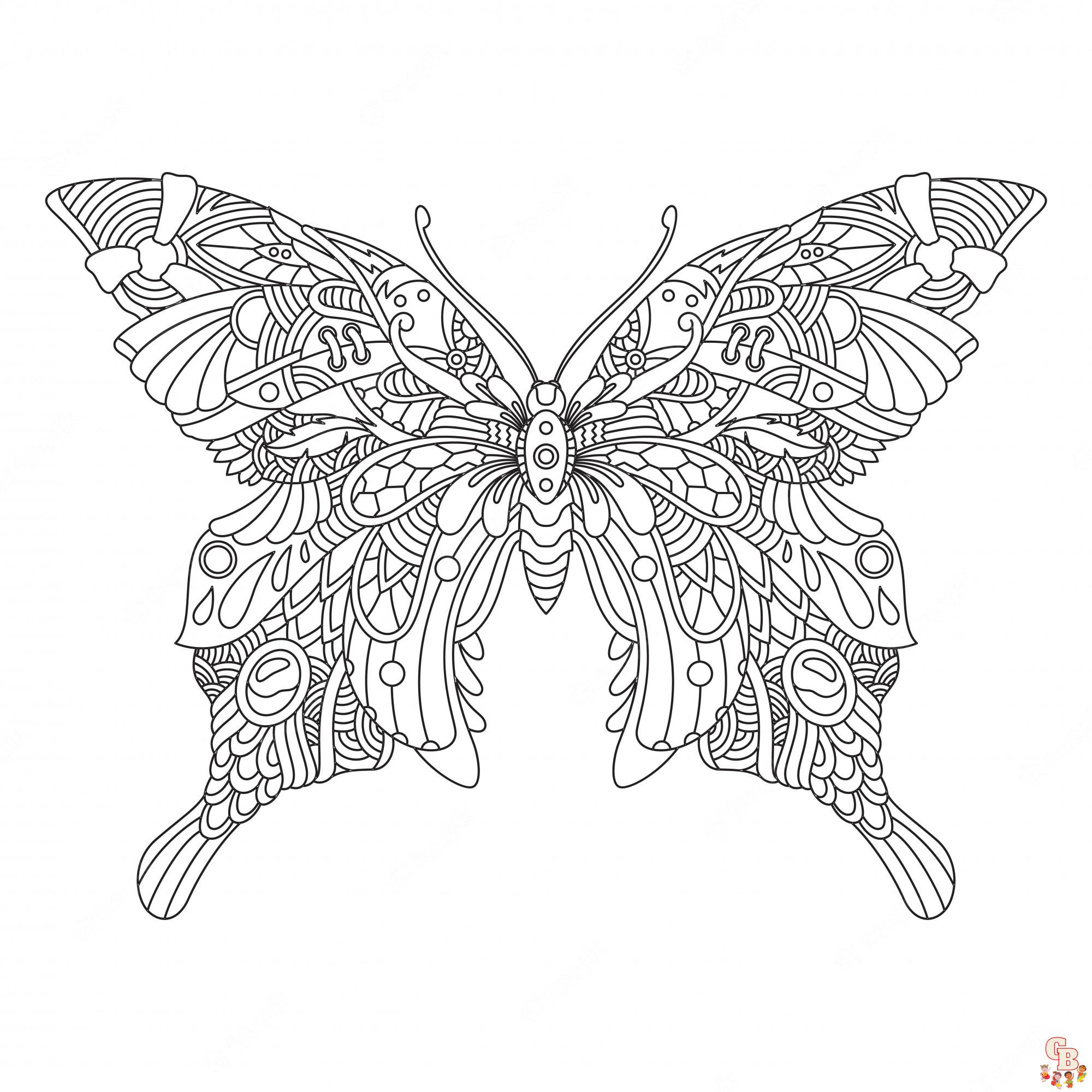mandala vlinder 1