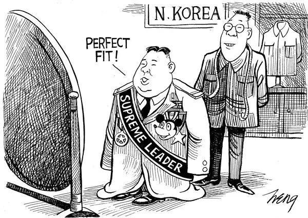 Kim Jong Un kleurplaten 3
