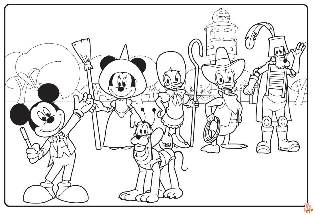Mickey Mouse Clubhouse Coloring Pages 3