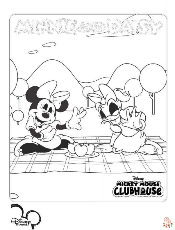 Mickey Mouse Clubhuis Kleurplaat 4