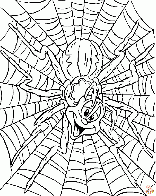 spin kleurplaat 3