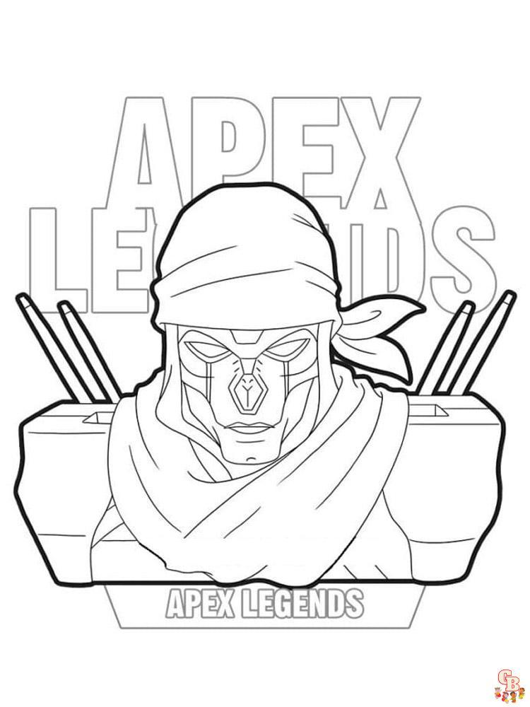 Apex Legends kleurplaten 11