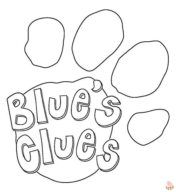 Blues Clues kleurplaten 6