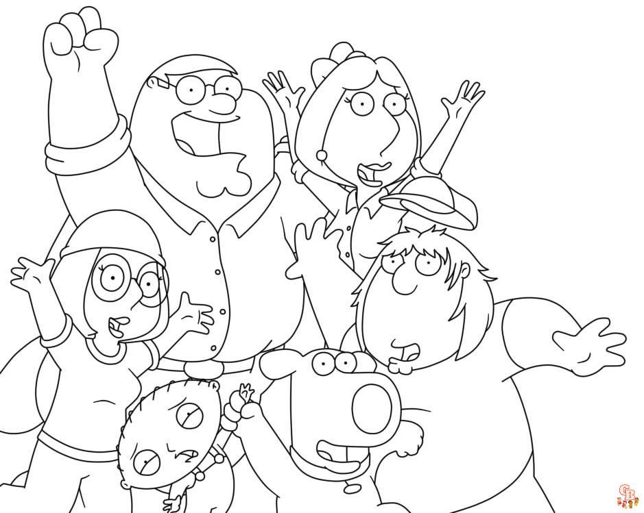 Family Guy Kleurplaten 3