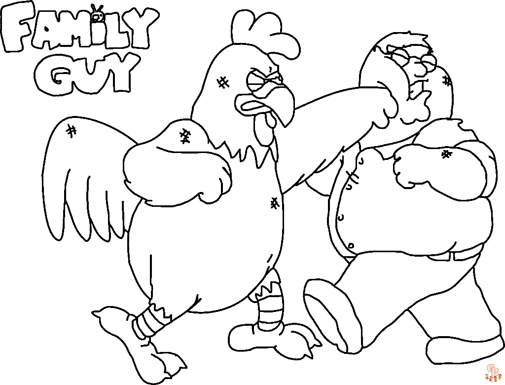 Family Guy Kleurplaten 4