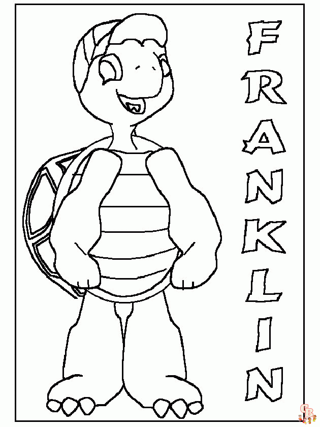 Franklin Schildpad Kleurplaten 1