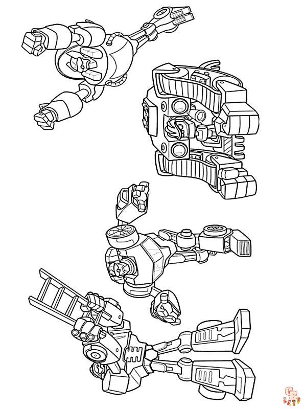 Transformers Rescue Bots Kleurplaten 21